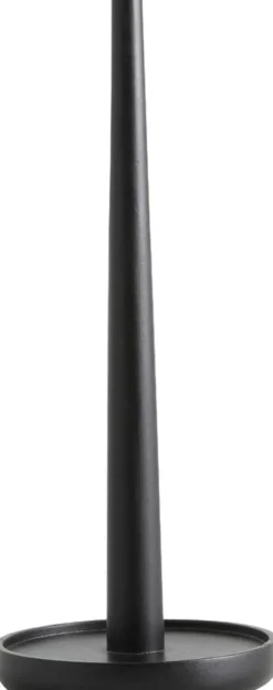 PIPER paper towel holder, wood - black