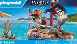 Pirate Raft with Treasure
