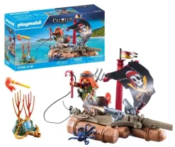 Pirate Raft with Treasure