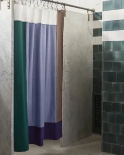 Pivot Shower Curtain-Blue