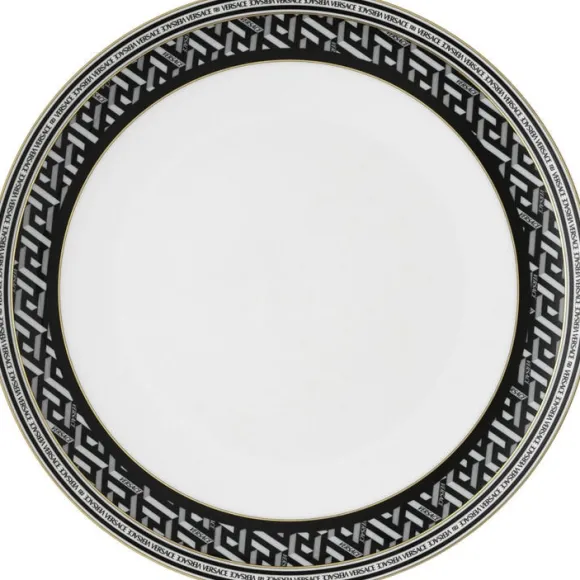 Plate 28cm, Signature Black, La Greca