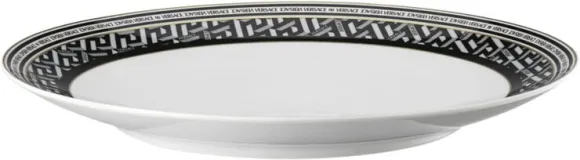 Plate 28cm, Signature Black, La Greca