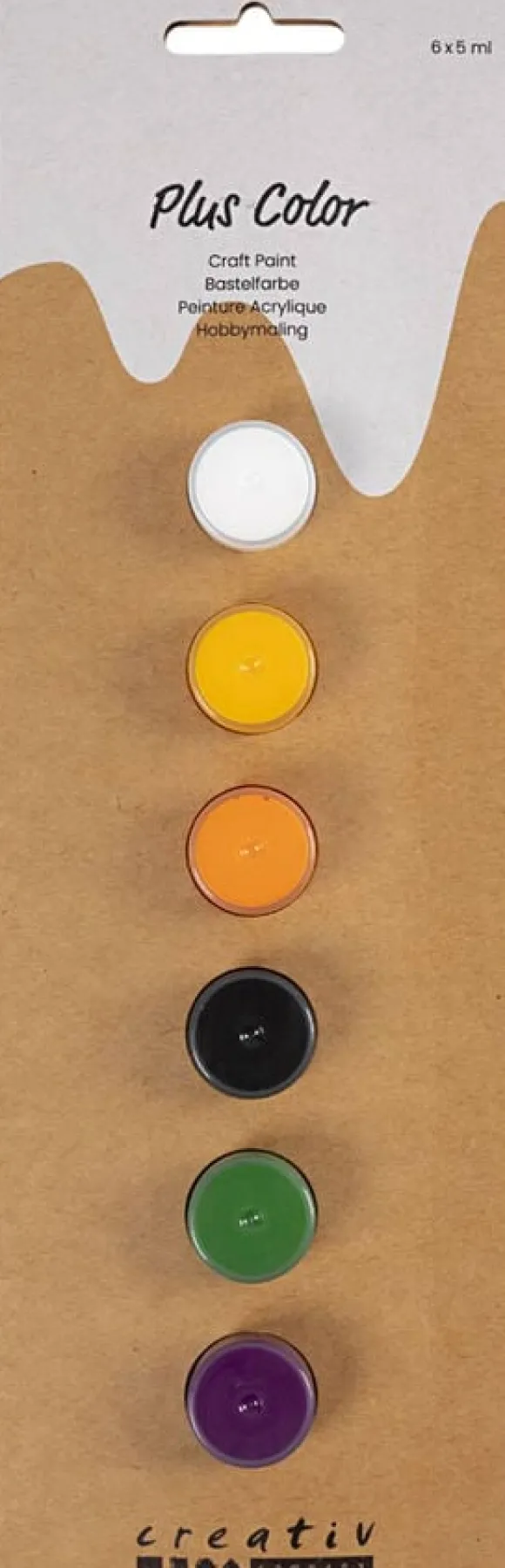 Plus Color Hobbymaling, 6x5ml.