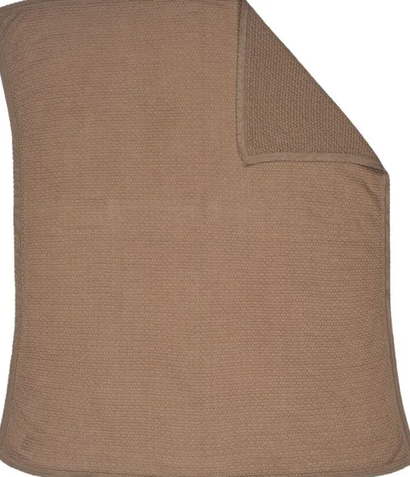 Pointelle knit blanket
