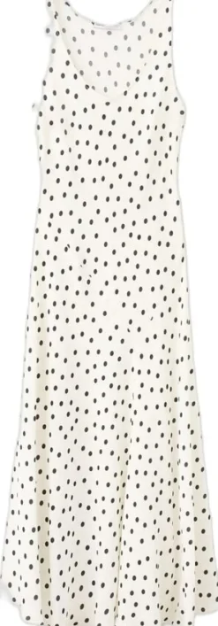 Polka dot midi dress