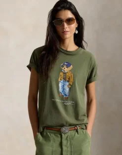 Polo Bear Cotton Jersey Tee