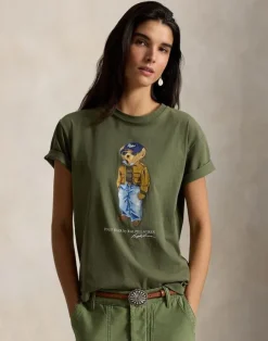 Polo Bear Cotton Jersey Tee