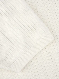 Polo Shirt Knitted Crochet Hemp / Supima Cotton