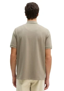 Polo shirt, short sleeve, button pl