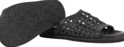POSITANO - WOVEN LEATHER SLIDE