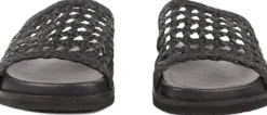 POSITANO - WOVEN LEATHER SLIDE