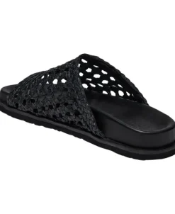 POSITANO - WOVEN LEATHER SLIDE