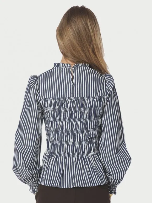 Possa Big Stripe Blouse
