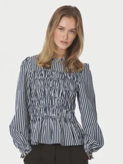 Possa Big Stripe Blouse