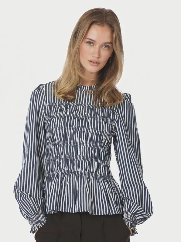 Possa Big Stripe Blouse