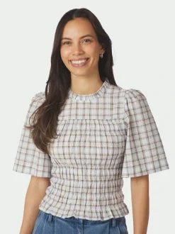 Possini Mega Check Blouse