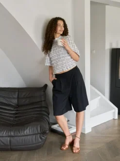 Possini Mega Check Blouse