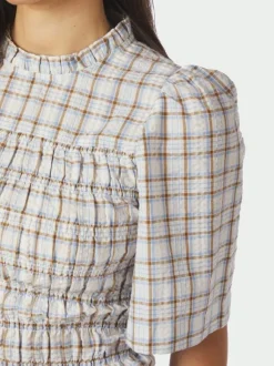 Possini Mega Check Blouse