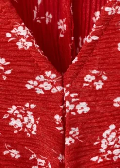 Printed midi-dress