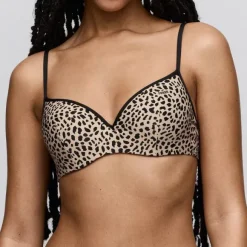 Pryce padded plunge bikini top