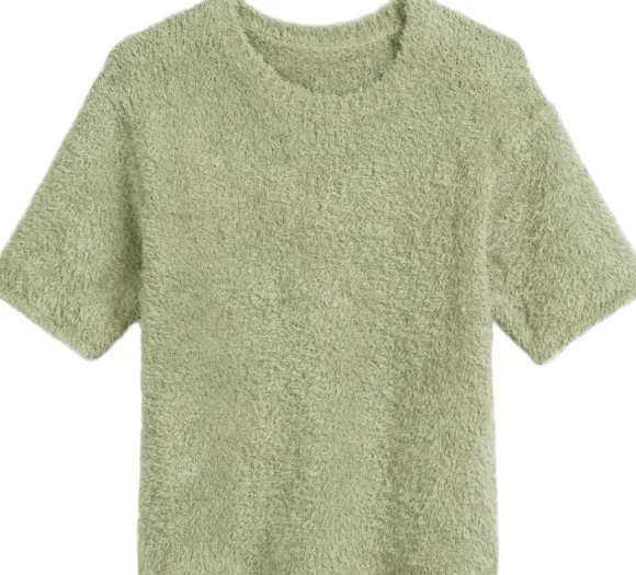 Pullover, shortsleeve, round neck