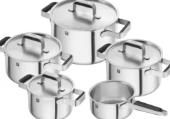 Pure Kastrull & stekpanna set, 5-st, 18/10 Rostfritt stål
