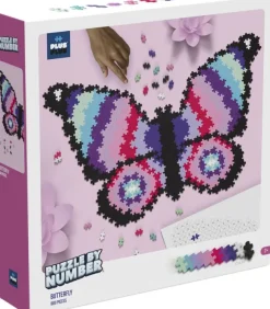 Puzzel by Number Butterfly