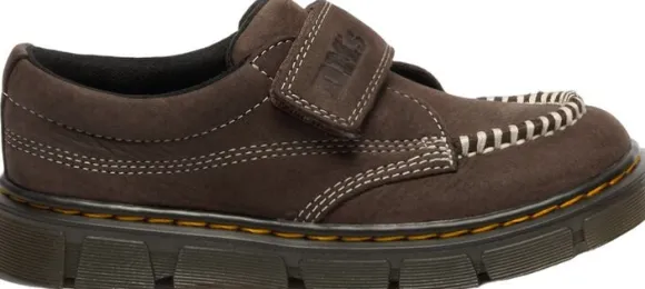 Raffe Mocc Shoe J Dark Brown Tumbled Nubuck