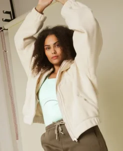 Range bonded fleece jakke m. hætte - Shell