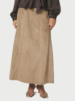 Raya Faux Suede Skirt