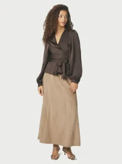 Raya Faux Suede Skirt