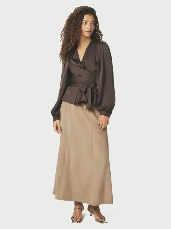 Raya Faux Suede Skirt