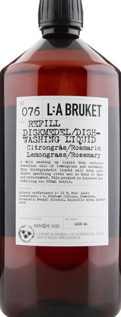 Refill Dish Washing Liquid Lemongrass/Rosemary