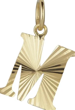 Reflection Letters, gold-plated sterling silver-M