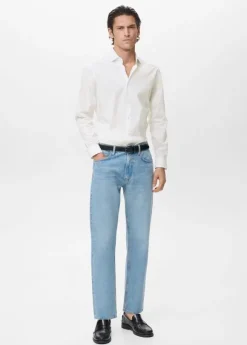 Regular-fit 100% cotton shirt