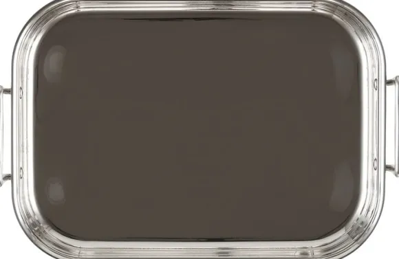 Rektangulær bradepande 3-ply rustfrit stål