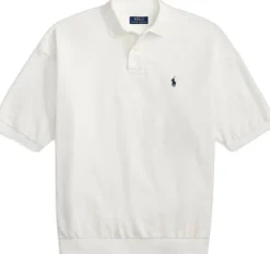 Relaxed Fit Mesh Polo Shirt