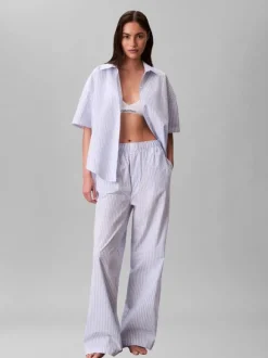RELAXED POPLIN SS SHIRT