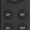 Remote Control, Oval, Black