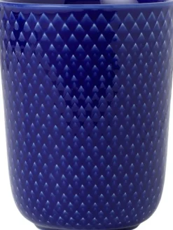 Rhombe Color Krus 33 cl mørk blå porcelæn