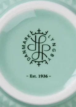 Rhombe Color Vase H15 aqua porcelæn