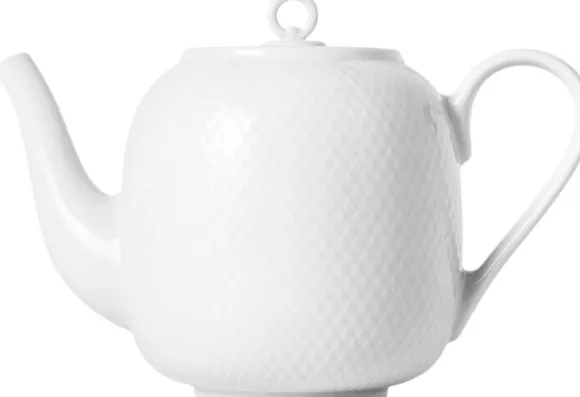 Rhombe Tekande 1,9 l hvid porcelæn