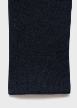 Ribbed long-sleeved t-shirt