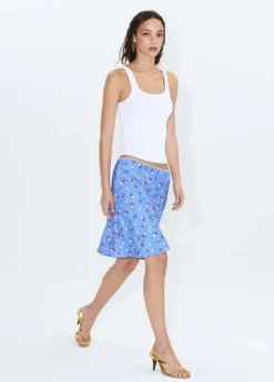 Ribbed semi-transparent top