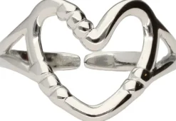 Ring heart open