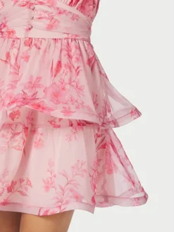 Rivana Print Chiffon Dress