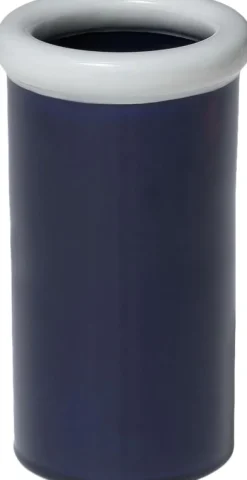 ROD Vase ceramic H215 x Ø123 Light blue/Dark blue