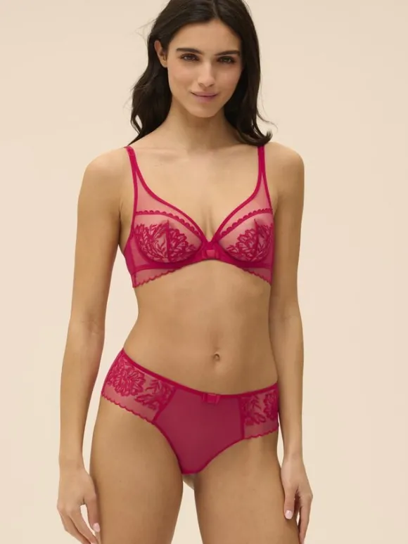 ROMANCE Plunging underwired bra
