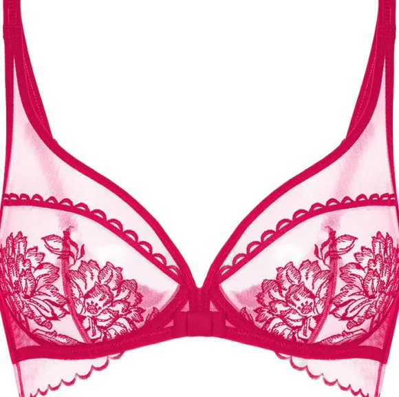 ROMANCE Plunging underwired bra