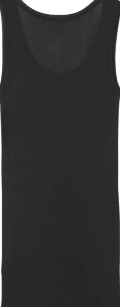 Round collar tank top